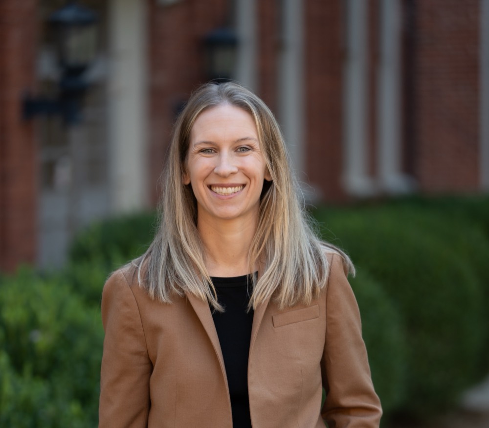 Portrait of Amanda E. Regan, historian of digital and computational history at Clemson University